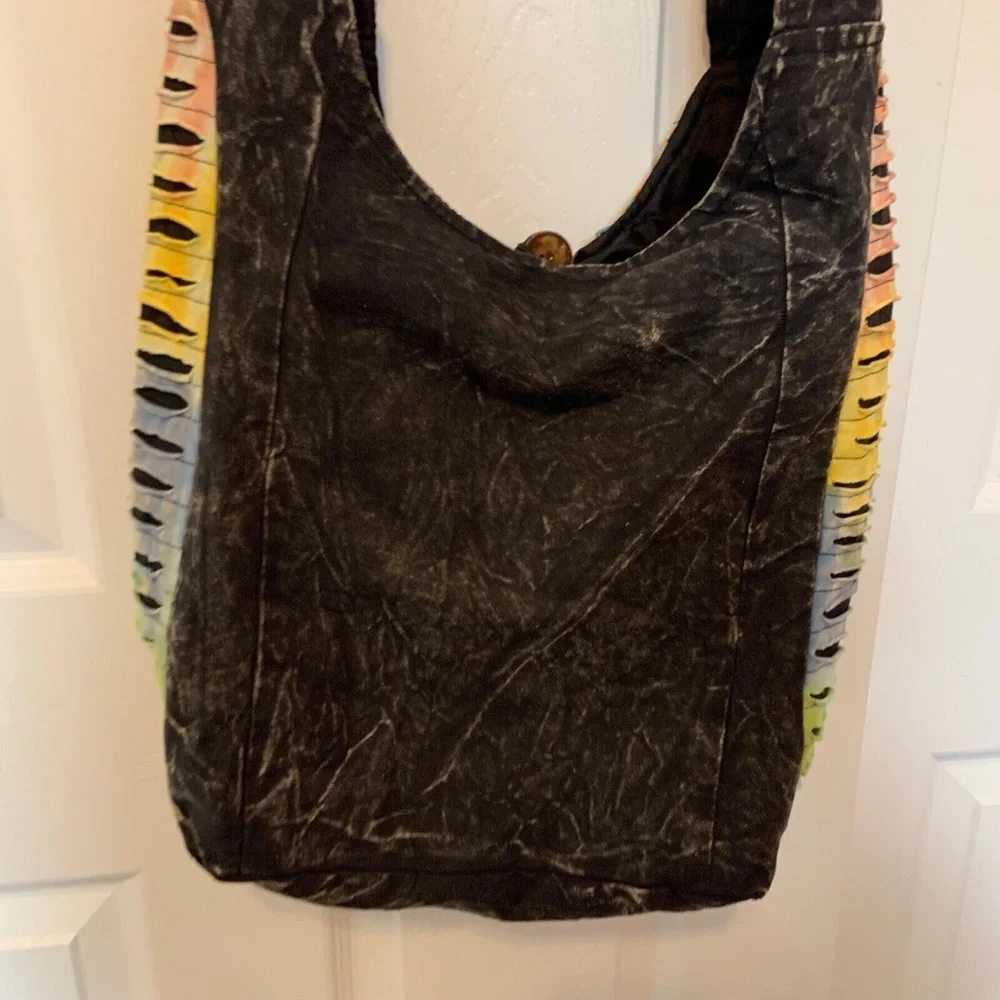 Handmade Multicolored Patchwork Hobo Crossbody Y2k Purse
